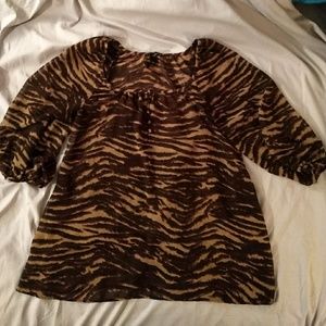 H&M animal print shirt. Size 6